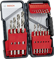BOSCH ΣΕΤ 18 ΤΕΜ BOSCH ΤΡΥΠΑΝΙΑ ΜΕΤΑΛΛΟΥ HSS-G DIN 338 2607019578