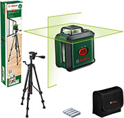 LASER ΣΤΑΥΡΟΥ BOSCH UNIVERSALLEVEL 360 SET+ ΤΡΙΠΟΔΟ ΑΛΟΥΜΙΝΙΟΥ 1.5Μ +ΤΣΑΝΤΑ 0603663E06