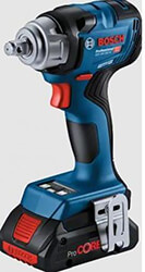BOSCH ΜΠΟΥΛΟΝΟΚΛΕΙΔΟ ΜΠΑΤΑΡΙΑΣ BOSCH PRO GDS 18V-330 HC 2X 4AH PRO CORE L-BOXX 06019L5002