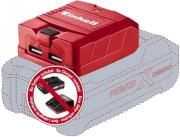 EINHELL ΑΝΤΑΠΤΟΡΑΣ ΜΠΑΤΑΡΙΑΣ EINHELL TE-CP 18V LI-ION 2X USB SOLO 4514120