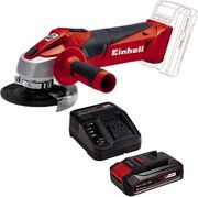 EINHELL ΓΩΝΙΑΚΟΣ ΤΡΟΧΟΣ ΜΠΑΤΑΡΙΑΣ EINHELL TC-AG 18V + 2.5AH LI-ION + ΦΟΡΤΙΣΤΗΣ