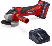 EINHELL ΓΩΝΙΑΚΟΣ ΤΡΟΧΟΣ ΜΠΑΤΑΡΙΑΣ EINHELL TC-AG 18V 115MM 4AH LI-ION 4431133