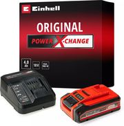 ΜΠΑΤΑΡΙΑ EINHELL 18V LI-ION 4AH POWER X-CHANGE PLUS &amp; ΤΑΧΥΦΟΡΤΙΣΤΗΣ ΣΕΤ 4512159
