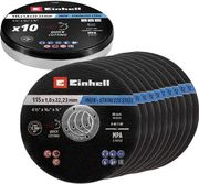 ΣΕΤ EINHELL 10 ΔΙΣΚΟΙ ΚΟΠΗΣ ΙΝΟΧ 115X1MM 49711525
