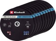 ΣΕΤ EINHELL 10 ΔΙΣΚΟΙ ΚΟΠΗΣ ΙΝΟΧ 230X1.9MM 49711524