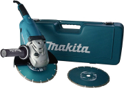 MAKITA ΓΩΝΙΑΚΟΣ ΗΛΕΚΤΡΙΚΟΣ ΤΡΟΧΟΣ MAKITA 230MM 2200WATT + 2 ΔΙΑΜΑΝΤΟΔΙΣΚΟΙ + MAKPAC GA9020RFK3