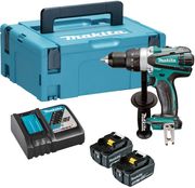 MAKITA ΔΡΑΠΑΝΟΚΑΤΣΑΒΙΔΟ ΜΠΑΤΑΡΙΑΣ MAKITA 18V 2X 5AH MAKPAC DDF458RTJ