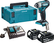 ΜΠΟΥΛΟΝΟΚΛΕΙΔΟ ΜΠΑΤΑΡΙΑΣ MAKITA 18V 2X5AH MAKPAC ΒΑΛΙΤΣΑ DTW180RTJ