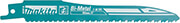 ΣΕΤ 5 ΤΕΜ MAKITA B-05038 RECIPRO BLADE BIM 152/7-18Z METAL + ALUMINIUM B-05038