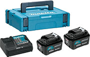 BATTERY SET MAKITA KIT 12V-10.8V 2X 4AH BL1041B + ΦΟΡΤΙΣΤΗΣ DC10SB + MAKPAC 197641-2
