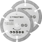 TROTEC ΣΕΤ ΛΕΠΙΔΩΝ CIRCULAR SAW 2 DIAMOND O 89 MM 2 PIECES (6215001302) φωτογραφία