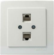 GEYER ΛΕΥΚΗ ΠΡΙΖΑ ΔΙΚΤΥΟΥ CAT5 ΔΙΠΛΗ NILSON