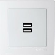 GEYER GEYER ΛΕΥΚΗ ΠΡΙΖΑ USB ΔΙΠΛΗ NILSON