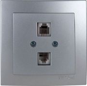 GEYER GEYER ΑΣΗΜΙ ΠΡΙΖΑ ΔΙΚΤΥΟΥ CAT5 ΔΙΠΛΗ NILSON