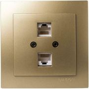 GEYER ΣΑΤΙΝΕ ΠΡΙΖΑ ΔΙΚΤΥΟΥ CAT6 ΔΙΠΛΗ NILSON