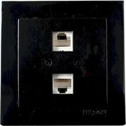 GEYER GEYER ΜΑΥΡΗ ΠΡΙΖΑ ΔΙΚΤΥΟΥ CAT5 ΔΙΠΛΗ NILSON