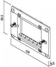 GEYER ΠΛΑΙΣΙΟ ΣΤΗΡΙΞΗΣ 3 ΘΕΣΕΩΝ ΓΚΡΙ INTERIO
