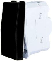 GEYER ΔΙΑΚΟΠΤΗΣ ΑΠΛΟΣ 1 ΘΕΣΗΣ ΜΑΥΡΟΣ 10AX 250V INTERIO