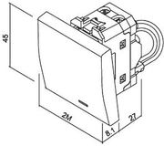GEYER ΔΙΑΚΟΠΤΗΣ ΑΠΛΟΣ 2 ΘΕΣΕΩΝ ΙΒΟΥΑΡ 10ΑΧ 250V INTERIO