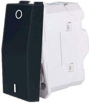 GEYER ΔΙΑΚΟΠΤΗΣ ΔΙΠΟΛΙΚΟΣ (0-1) 1 ΘΕΣΗΣ ΜΑΥΡΟΣ10ΑΧ 250V INTERIO