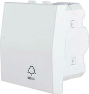 GEYER ΜΠΟΥΤΟΝ ΜΕ ΕΝΔΕΙΚΤΙΚΗ ΛΥΧΝΙΑ 2 ΘΕΣΕΩΝ ΛΕΥΚΟ 10ΑΧ 250V INTERIO