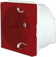 GEYER ΠΡΙΖΑ ΣΟΥΚΟ UPS 2Ρ+Ε 16Α 250V ΚΟΚΚΙΝΗ INTERIO