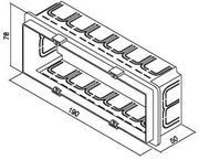 GEYER ΚΟΥΤΙ ΧΩΝΕΥΤΟ 7 ΘΕΣΕΩΝ INTERIO