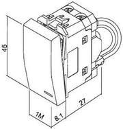 GEYER ΔΙΑΚΟΠ. 1M ΔΙΠΟΛ(0-1)ΛΕΥΚΟ AQUA