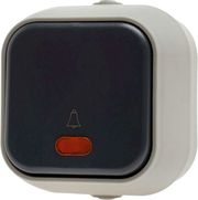 GEYER ΜΠΟΥΤΟΝ ΚΟΥΔΟΥΝΙΟΥ ΕΞΩΤΕΡΙΚΟ ΜΕ ΕΝΔΕΙΞΗ ΓΚΡΙ IP54