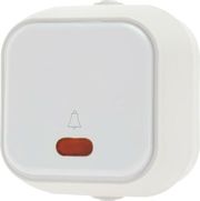 GEYER ΜΠΟΥΤΟΝ ΚΟΥΔΟΥΝΙΟΥ ΕΞΩΤΕΡΙΚΟ ΜΕ ΕΝΔΕΙΞΗ ΛΕΥΚΟ IP54