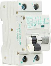 GEYER ΡΕΛΕ ΔΙΑΦΥΓΗΣ ΜΕ ΑΣΦΑΛΕΙΑ 2P 10A 30MA C