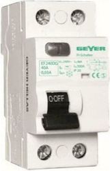 GEYER ΡΕΛΕ ΔΙΑΦΥΓΗΣ 2P 40A 30MA A