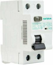 GEYER ΡΕΛΕ ΔΙΑΦΥΓΗΣ 2P 40A 100MA AC