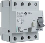 GEYER 63A 4POL 300MA ΔΙΑΚΟΠΤΕΣ ΔΙΑΡΡΟΗΣ