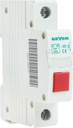 GEYER LED ΛΥXΝΙΑ 1Θ 1Φ ΚΟΚΚΙΝΗ