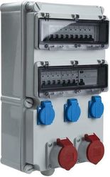 GEYER ΠΙΝΑΚΑΣ ΕΡΓΟΤΑΞΙΑΚΟΣ COMPACT ΤΡΙΦΑΣΙΚΟΣ 3 ΣΟΥΚΟ ΚΑΙ 2X 5X16A