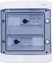 GEYER ΠΙΝΑΚΑΣ ΕΠΙΤΟΙΧΟΣ ΠΛΑΣΤΙΚΟΣ IP65 ΜΕ ΔΙΑΚΟΠΤΗ DC ΓΙΑ 2 MPPT ΚΑΙ 1 STRING ΑΝΑ ΜΡΡΤ