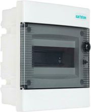 GEYER ΠΙΝΑΚΑΣ XΩΝΕΥΤΟΣ ΑΘΩΣ 1X8Θ ΔΙΑΦΑΝΗ ΠΟΡΤΑ IP40