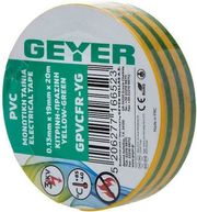 GEYER ΜΟΝ.ΤΑΙΝΙΑ PVC 0.13MMX19MMX20M ΚΙΤΡ./ΠΡΑΣ.