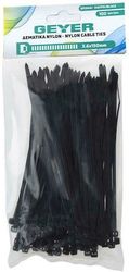 GEYER ΔΕΜΑΤΙΚΑ 3.6X150MM ΜΑΥΡΑ (100ΤΜΧ)