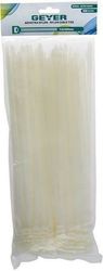 GEYER ΔΕΜΑΤΙΚΑ 7.6X300MM ΛΕΥΚΑ (100ΤΜΧ)