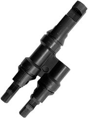 EUROLAMP ΑΝΤΑΠΤΟΡ ΑΡΣΕΝΙΚΟ ΣΕ 2 ΘΗΛΥΚΑ SOLAR MC4 P68 2P 4-6MM