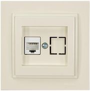 EUROLAMP ΠΡΙΖΑ DATA CAT 6 RJ 45 MONH ΜΠΕΖ