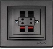 EUROLAMP ΠΡΙΖΑ HI-FI ΔΙΠΛΗ ΜΑΥΡΟ