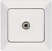 EUROLAMP ΠΡΙΖΑ TV F CONNECTOR ΛΕΥΚΗ