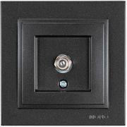 EUROLAMP ΠΡΙΖΑ TV F CONNECTOR ΜΑΥΡΟ