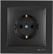 EUROLAMP ΠΡΙΖΑ ΣΟΥΚΟ 16A ΜΑΥΡΟ