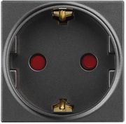 EUROLAMP ΠΡΙΖΑ ΣΟΥΚΟ 2 MODULES 16A ΓΡΑΦΙΤΗΣ