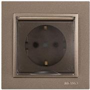 EUROLAMP ΠΡΙΖΑ ΣΟΥΚΟ ΚΑΠΑΚΙ 16A LIGHT FUME