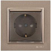 EUROLAMP ΠΡΙΖΑ ΣΟΥΚΟ ΚΑΠΑΚΙ 16A ΚΟΥΜΠΩΤΟΣ ΜΕ ΠΑΙΔΙΚΗ ΠΡΟΣΤΑΣΙΑ LIGHT FUME